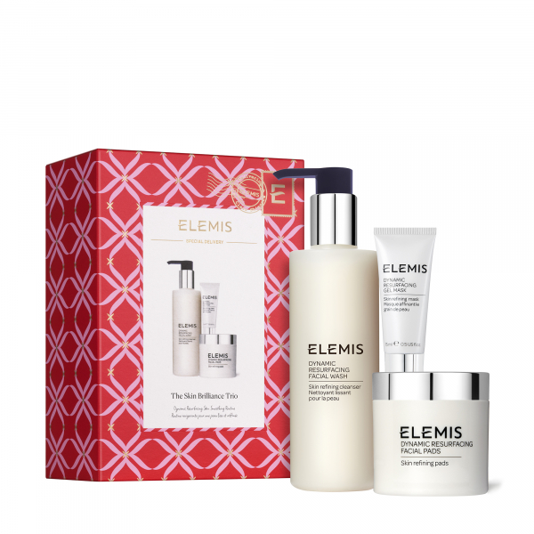 Подарункове тріо для шліфування та сяйва шкіри Elemis The Skin Brilliance Trio Dynamic Resurfacing Skin Smoothing Routine
