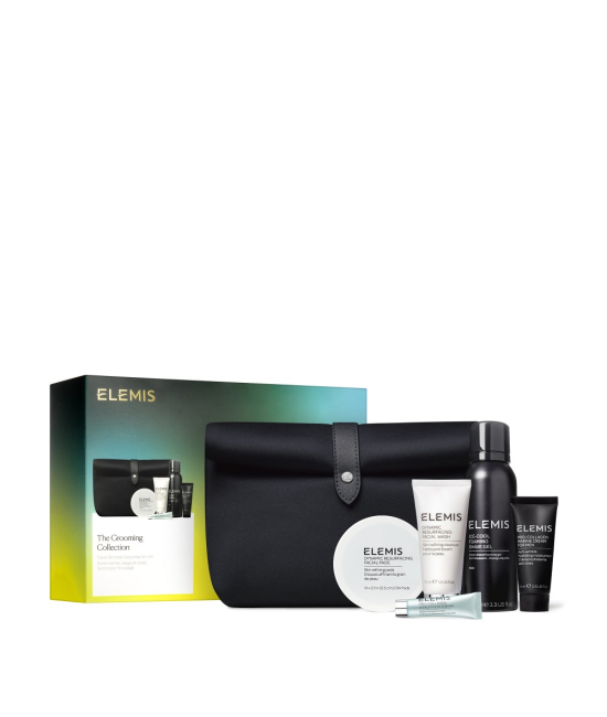 Бестселери для обличчя та тіла в люкс косметичці Для Нього Elemis Kit: The Grooming Collection Travel Skincare Favourites for Him