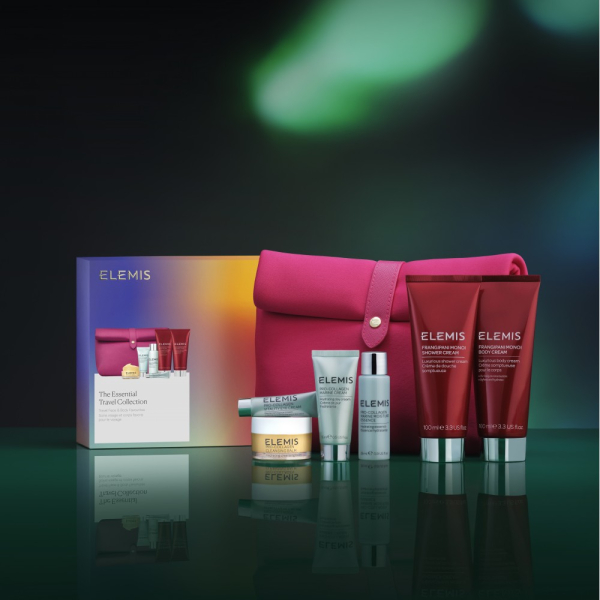 Колекція Фаворитів для обличчя та тіла у люкс косметичці Elemis Kit: The Essential Travel Collection Face & Body Favourites