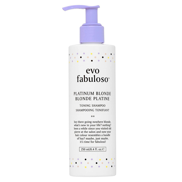 Інтенсивний тонуючий шампунь-догляд Платинум Блонд Evo Fabuloso Platinum Blonde Toning Shampoo