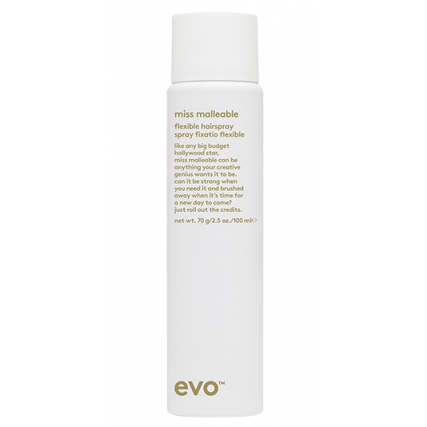 Лак рухомої фіксації Evo Miss Malleable Flexible Hairspray