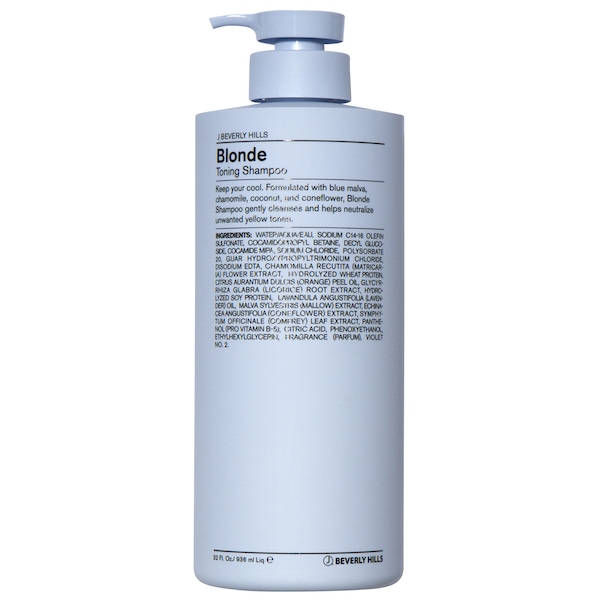 Тонирующий шампунь для блондинок J Beverly Hills Blonde Toning Shampoo