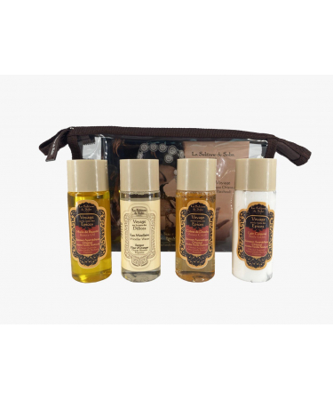 Набір Аюрведа з косметичкою La Sultan De Saba travel set 