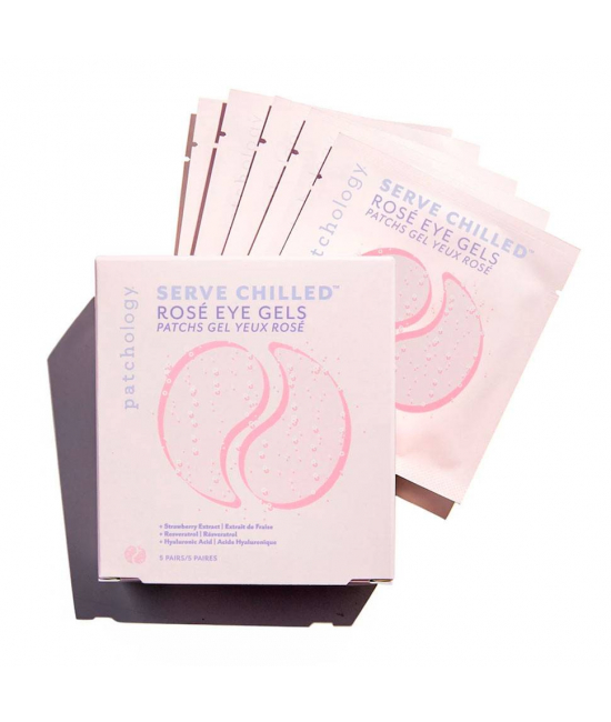Освіжаючі патчі з екстрактом троянди Patchology Serve Chilled™ Rosé Eye Gels