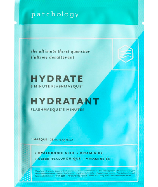 Маска для зволоження шкіри Patchology FlashMasque Hydrate 5 Minute Sheet Mask