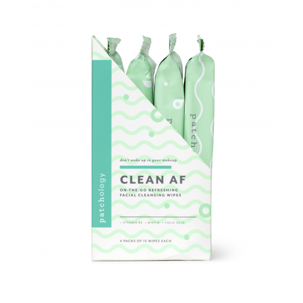 Очищувальні серветки для демакіяжу Patchology Clean AF Facial Cleansing Wipes