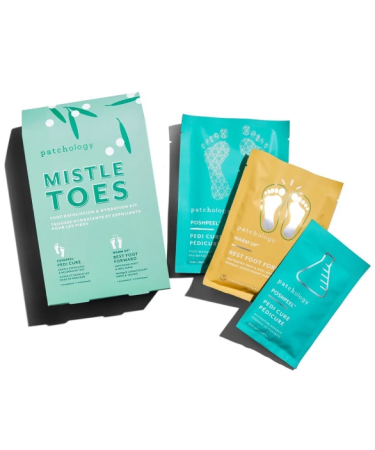 Набір для оновлення та зволоження стоп Patchology MistleToes: Foot Exfoliation & Hydration Kit