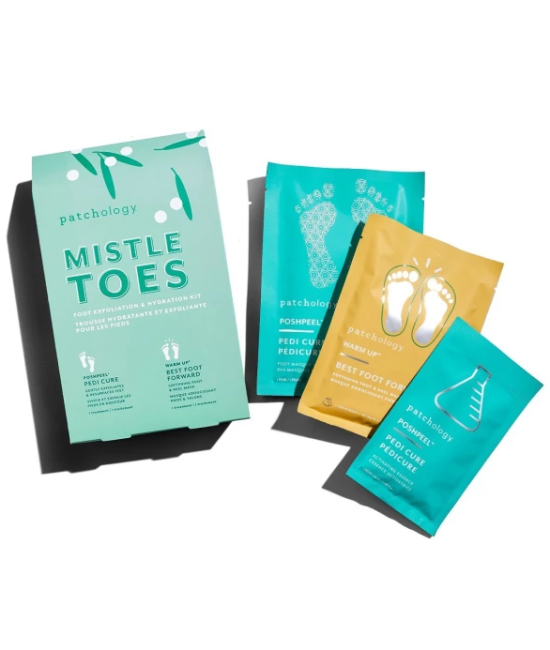 Набір для оновлення та зволоження стоп Patchology MistleToes: Foot Exfoliation & Hydration Kit