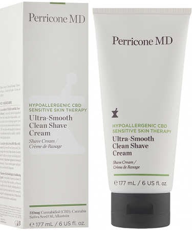 Гіпоалергенний ультра-м'який крем для гоління Perricone MD CBD Hypo Skin Ultra-Smooth Clean Shave Cream