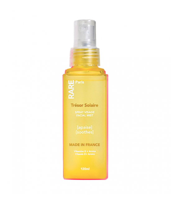 Заспокійливий міст для обличчя з вітаміном Е Rare Paris Trésor Solaire Soothing Facial Mist