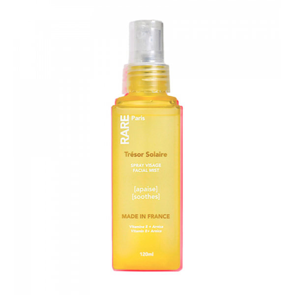 Заспокійливий міст для обличчя з вітаміном Е Rare Paris Trésor Solaire Soothing Facial Mist