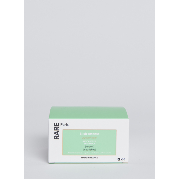  Зволожувальні патчі з гіалуроновою кислотою та скваланом  Rare Paris Élixir Intense Nourishing Eye Patch