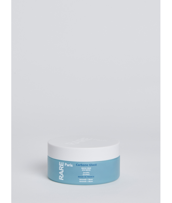 Патчі проти набряків з гамамелісом та екстрактом мальви Rare Paris Carbone Glacé Purifying Eye Patch