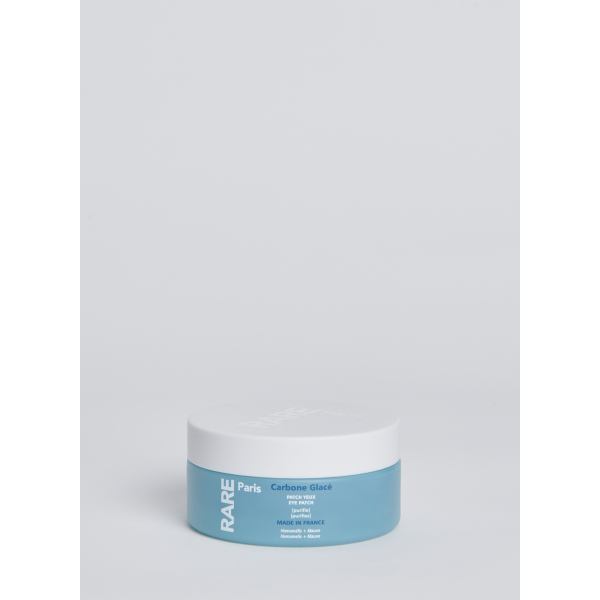 Патчі проти набряків з гамамелісом та екстрактом мальви Rare Paris Carbone Glacé Purifying Eye Patch