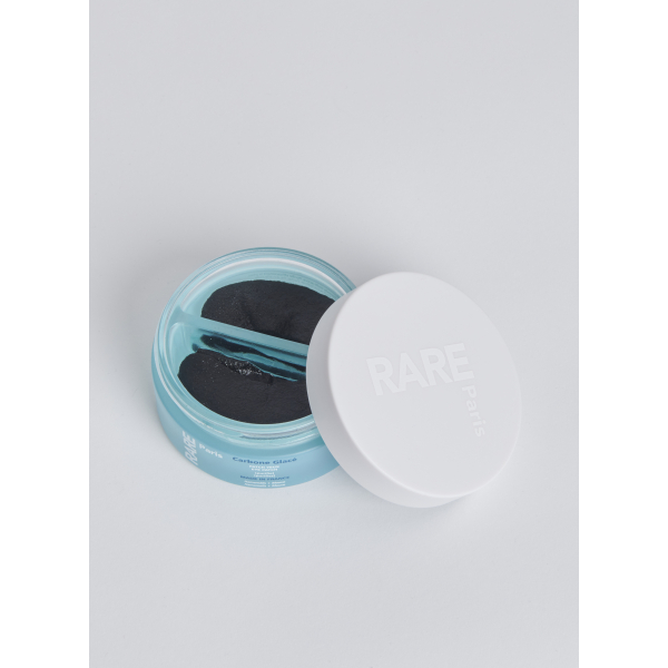 Патчі проти набряків з гамамелісом та екстрактом мальви Rare Paris Carbone Glacé Purifying Eye Patch