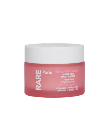 Відновлювальний нічний крем для обличчя з керамідами Rare Paris Exception Rosée Night Cream