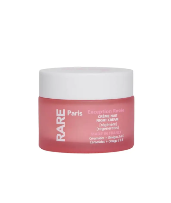 Відновлювальний нічний крем для обличчя з керамідами Rare Paris Exception Rosée Night Cream