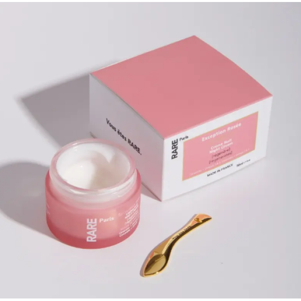 Відновлювальний нічний крем для обличчя з керамідами Rare Paris Exception Rosée Night Cream