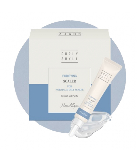 Очищаючий пілінг для жирної шкіри голови Curly Shyll PURIFYING SCALER for Normal and Oily Scalps 