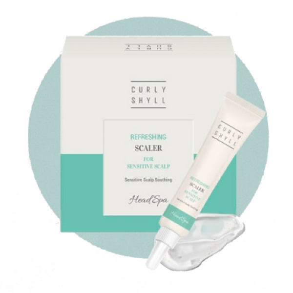 Очищаючий пілінг для чутливої шкіри голови Curly Shyll Refreshing SCALER for Sensitive Scalp