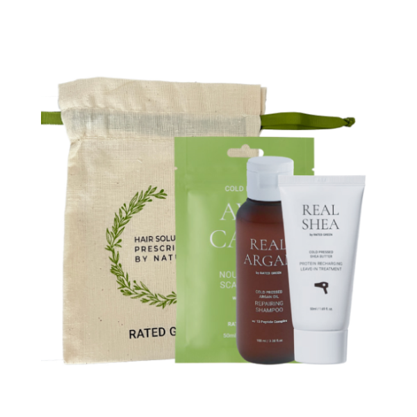 Міні набір для волосся Rated Green Mini Set Real Argan