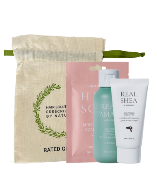 Міні набір для волосся Rated Green Mini Set Real Tamanu