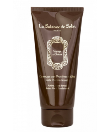 Скраб для тіла шовковий Амбра Мускус Сантал La Sultane de Saba Silk Protein Scrub 