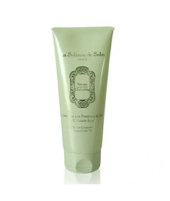 Скраб для тіла шовковий Зелений Чай La Sultane de Saba Silk Protein Scrub TVG