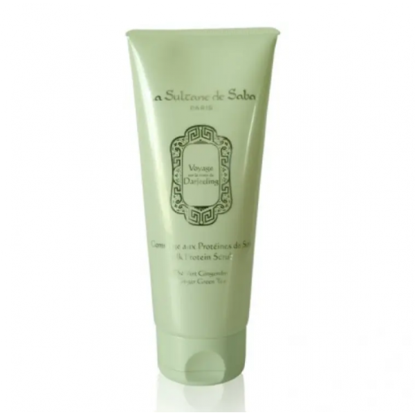 Скраб для тіла шовковий Зелений Чай La Sultane de Saba Silk Protein Scrub TVG