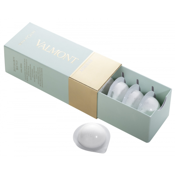 Киснева бульбашкова маска Valmont Deto2x Pack